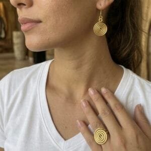 Conjunto Rococo - Brinco e Anel