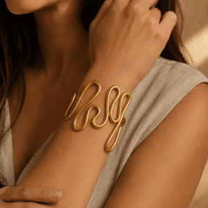Pulseira Feminina Wave em Alumínio