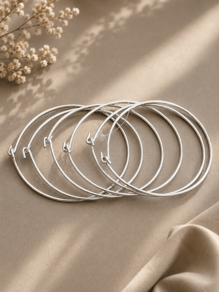 Kit Feminino 6 Pulseiras em Alumínio