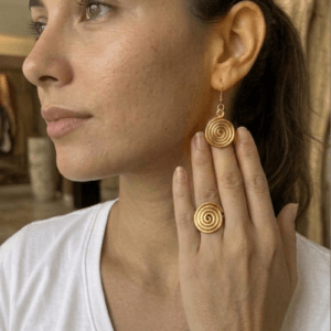 Conjunto Rococo - Brinco e Anel