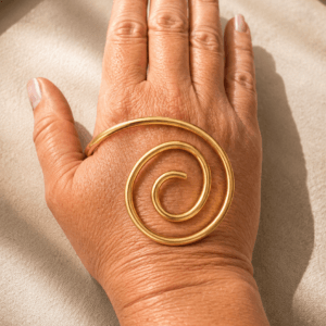 Hand Palm Caracol em Alumínio
