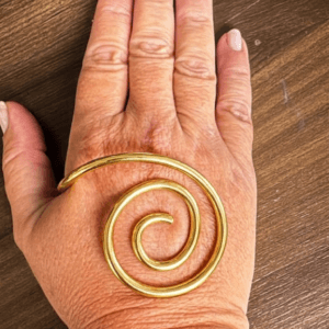 Hand Palm Caracol em Alumínio